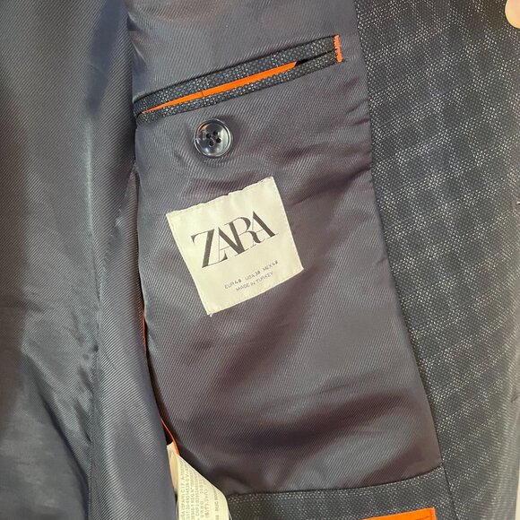 Blazer Blue Checkered from Zara - Picture 4 of 8